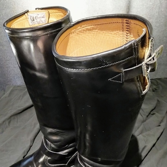Chippewa 17“ Steel Toed Polished Motorcycle Boots - Picture 6 of 8